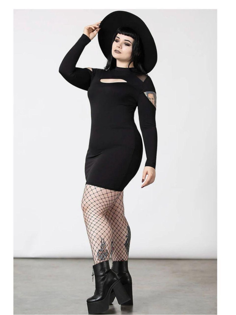 Killstar Cosmic Shift long sleeve dress